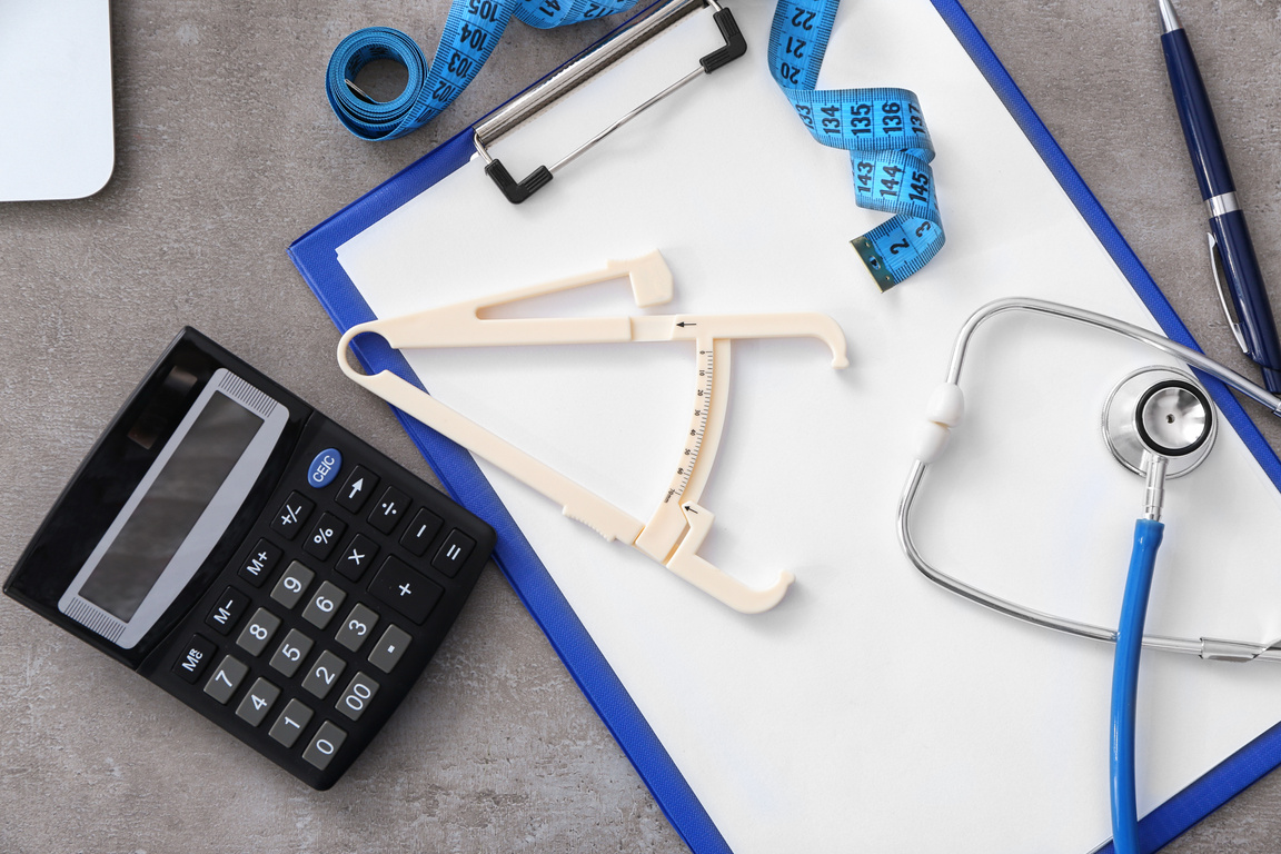 Nutritionist's Workspace Flat Lay